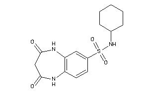 N-cyclohexyl-2,4-diketo-1,5-dihydro-1,5-benzodiazepine-8-sulfonamide
