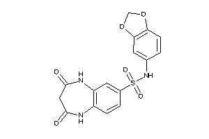N-(1,3-benzodioxol-5-yl)-2,4-diketo-1,5-dihydro-1,5-benzodiazepine-8-sulfonamide