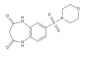 8-morpholinosulfonyl-1,5-dihydro-1,5-benzodiazepine-2,4-quinone