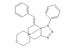 4-(4-benzal-3-phenyl-5,6,7,7a-tetrahydrobenzotriazol-3a-yl)morpholine