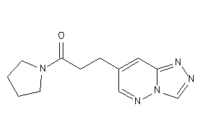 1-pyrrolidino-3-([1,2,4]triazolo[3,4-f]pyridazin-7-yl)propan-1-one