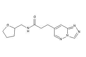 N-(tetrahydrofurfuryl)-3-([1,2,4]triazolo[3,4-f]pyridazin-7-yl)propionamide