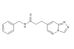 N-benzyl-3-([1,2,4]triazolo[3,4-f]pyridazin-7-yl)propionamide