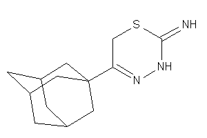 [5-(1-adamantyl)-3,6-dihydro-1,3,4-thiadiazin-2-ylidene]amine