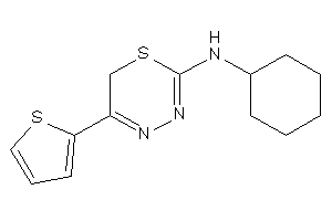 Image of Cyclohexyl-[5-(2-thienyl)-6H-1,3,4-thiadiazin-2-yl]amine