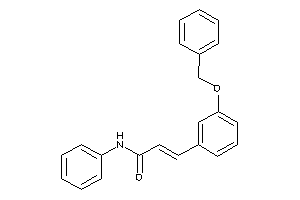 3-(3-benzoxyphenyl)-N-phenyl-acrylamide