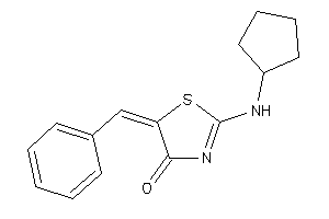 Image of 5-benzal-2-(cyclopentylamino)-2-thiazolin-4-one