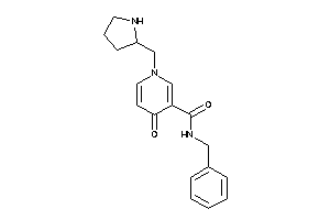 N-benzyl-4-keto-1-(pyrrolidin-2-ylmethyl)nicotinamide