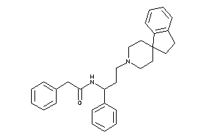 Image of 2-phenyl-N-(1-phenyl-3-spiro[indane-1,4'-piperidine]-1'-yl-propyl)acetamide