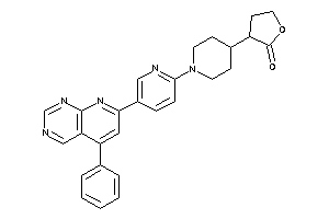 3-[1-[5-(5-phenylpyrido[2,3-d]pyrimidin-7-yl)-2-pyridyl]-4-piperidyl]tetrahydrofuran-2-one