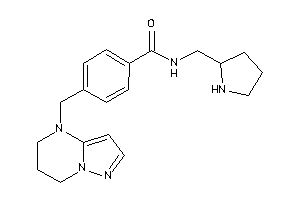 4-(6,7-dihydro-5H-pyrazolo[1,5-a]pyrimidin-4-ylmethyl)-N-(pyrrolidin-2-ylmethyl)benzamide