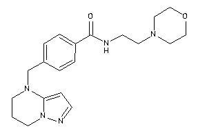 4-(6,7-dihydro-5H-pyrazolo[1,5-a]pyrimidin-4-ylmethyl)-N-(2-morpholinoethyl)benzamide