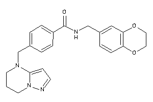 N-(2,3-dihydro-1,4-benzodioxin-6-ylmethyl)-4-(6,7-dihydro-5H-pyrazolo[1,5-a]pyrimidin-4-ylmethyl)benzamide