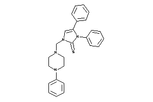3,4-diphenyl-1-[(4-phenylpiperazino)methyl]-4-imidazoline-2-thione