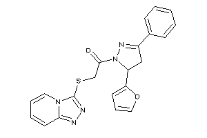 1-[5-(2-furyl)-3-phenyl-2-pyrazolin-1-yl]-2-([1,2,4]triazolo[4,3-a]pyridin-3-ylthio)ethanone