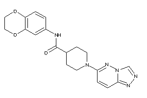 N-(2,3-dihydro-1,4-benzodioxin-6-yl)-1-([1,2,4]triazolo[3,4-f]pyridazin-6-yl)isonipecotamide