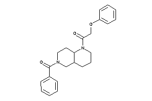 1-(6-benzoyl-2,3,4,4a,5,7,8,8a-octahydro-1,6-naphthyridin-1-yl)-2-phenoxy-ethanone