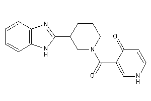 3-[3-(1H-benzimidazol-2-yl)piperidine-1-carbonyl]-4-pyridone