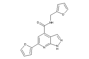 N-(2-furfuryl)-6-(2-furyl)-1H-pyrazolo[3,4-b]pyridine-4-carboxamide