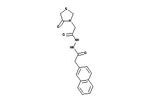 2-(4-ketothiazolidin-3-yl)-N'-[2-(2-naphthyl)acetyl]acetohydrazide