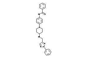 N-[4-[4-[(2-phenyltriazol-4-yl)methylamino]piperidino]phenyl]benzamide