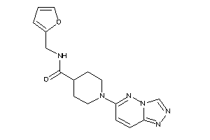 Image of N-(2-furfuryl)-1-([1,2,4]triazolo[3,4-f]pyridazin-6-yl)isonipecotamide