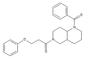 Image of 1-(1-benzoyl-2,3,4,4a,5,7,8,8a-octahydro-1,6-naphthyridin-6-yl)-3-phenoxy-propan-1-one