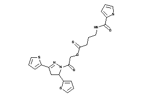 4-(2-thenoylamino)butyric Acid [2-[5-(2-furyl)-3-(2-thienyl)-2-pyrazolin-1-yl]-2-keto-ethyl] Ester