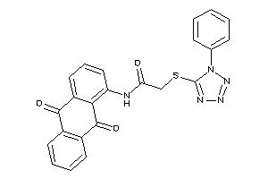 N-(9,10-diketo-1-anthryl)-2-[(1-phenyltetrazol-5-yl)thio]acetamide