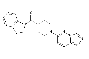 Indolin-1-yl-[1-([1,2,4]triazolo[3,4-f]pyridazin-6-yl)-4-piperidyl]methanone