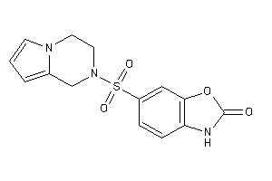 6-(3,4-dihydro-1H-pyrrolo[1,2-a]pyrazin-2-ylsulfonyl)-3H-1,3-benzoxazol-2-one