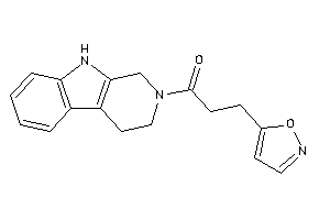 3-isoxazol-5-yl-1-(1,3,4,9-tetrahydro-$b-carbolin-2-yl)propan-1-one