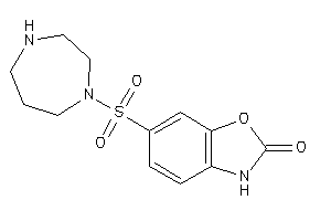 6-(1,4-diazepan-1-ylsulfonyl)-3H-1,3-benzoxazol-2-one