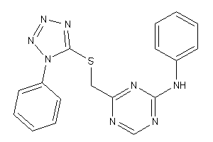 Phenyl-[4-[[(1-phenyltetrazol-5-yl)thio]methyl]-s-triazin-2-yl]amine