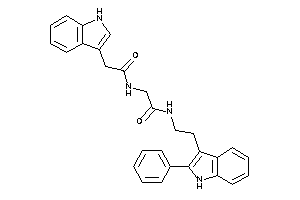 2-[[2-(1H-indol-3-yl)acetyl]amino]-N-[2-(2-phenyl-1H-indol-3-yl)ethyl]acetamide