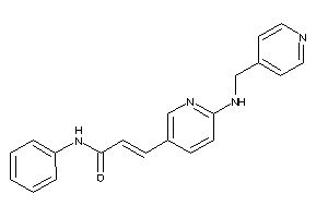 Image of N-phenyl-3-[6-(4-pyridylmethylamino)-3-pyridyl]acrylamide