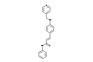 Image of N-phenyl-3-[4-(4-pyridylmethylamino)phenyl]acrylamide