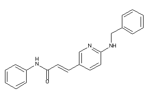 Image of 3-[6-(benzylamino)-3-pyridyl]-N-phenyl-acrylamide