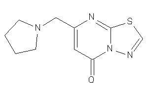 Image of 7-(pyrrolidinomethyl)-[1,3,4]thiadiazolo[3,2-a]pyrimidin-5-one