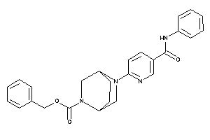 6-[5-(phenylcarbamoyl)-2-pyridyl]-6,8-diazabicyclo[2.2.2]octane-8-carboxylic Acid Benzyl Ester