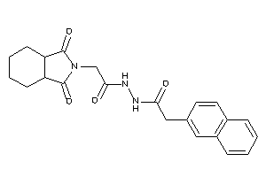 2-(1,3-diketo-3a,4,5,6,7,7a-hexahydroisoindol-2-yl)-N'-[2-(2-naphthyl)acetyl]acetohydrazide