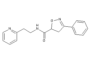 3-phenyl-N-[2-(2-pyridyl)ethyl]-2-isoxazoline-5-carboxamide