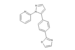 2-[4-[2-(2-pyridyl)pyrazol-3-yl]phenyl]oxazole