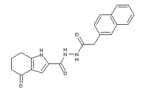 4-keto-N'-[2-(2-naphthyl)acetyl]-1,5,6,7-tetrahydroindole-2-carbohydrazide