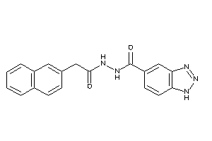 N'-[2-(2-naphthyl)acetyl]-1H-benzotriazole-5-carbohydrazide