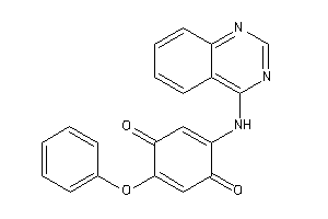 2-phenoxy-5-(quinazolin-4-ylamino)-p-benzoquinone