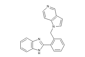 1-[2-(1H-benzimidazol-2-yl)benzyl]pyrrolo[3,2-c]pyridine