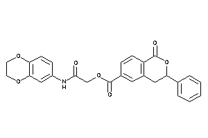 1-keto-3-phenyl-isochroman-6-carboxylic Acid [2-(2,3-dihydro-1,4-benzodioxin-6-ylamino)-2-keto-ethyl] Ester
