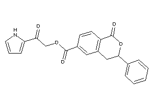 1-keto-3-phenyl-isochroman-6-carboxylic Acid [2-keto-2-(1H-pyrrol-2-yl)ethyl] Ester