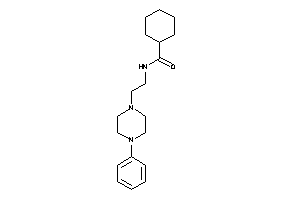 N-[2-(4-phenylpiperazino)ethyl]cyclohexanecarboxamide